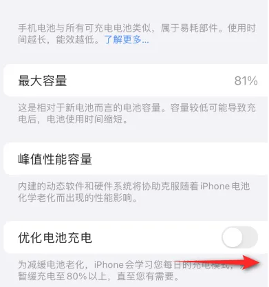 志仲镇苹果15维修分享iPhone15充电到80%就充不进电了怎么办 