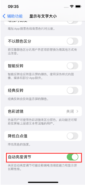 志仲镇苹果15维修店分享iPhone 15 Pro系列屏幕亮度 