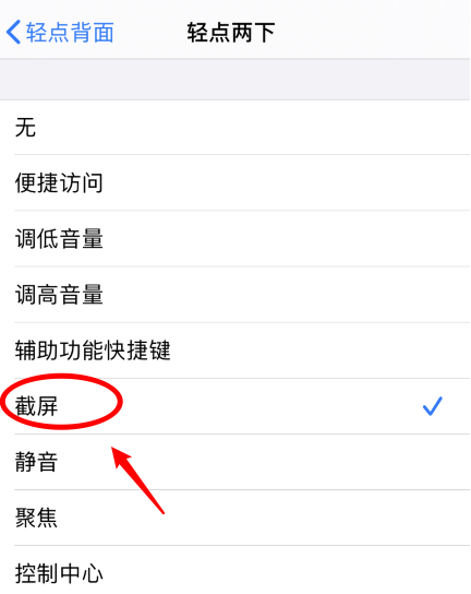 志仲镇苹果手机维修分享iPhone12如何启用双击截屏 