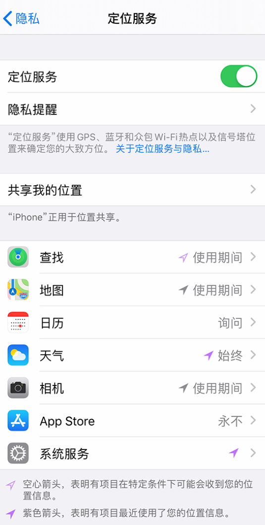 志仲镇苹果手机维修分享iPhone 状态栏中时间显示为蓝色图标是什么情况 